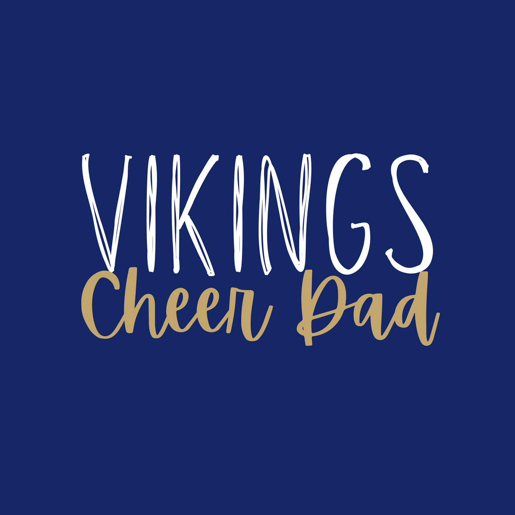 Vikings Cheer Dad - Bella Canvas