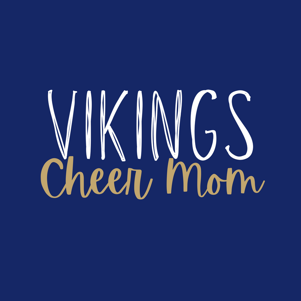Vikings Cheer Mom - Bella Canvas