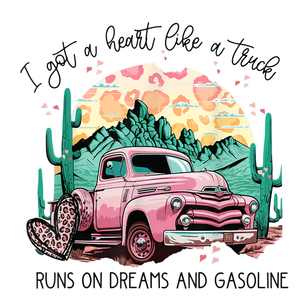 Heart Like a Truck - Bella Canvas - T Shirt