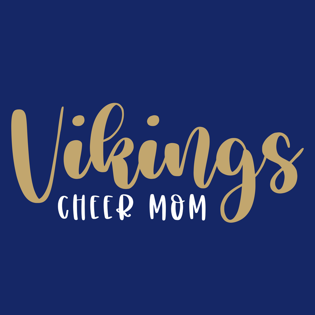 Vikings Cheer Mom - Bella Canvas