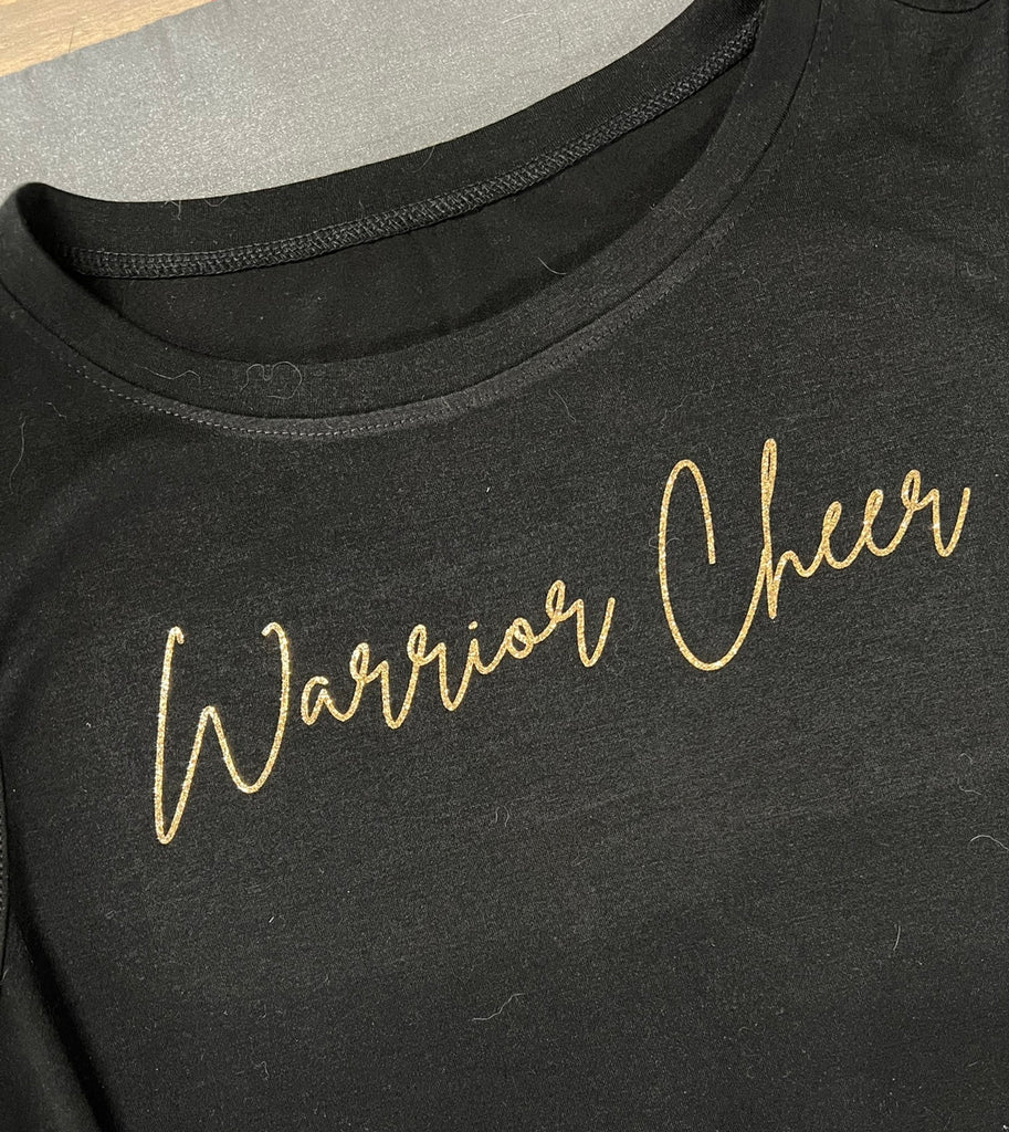 Glitter Warrior Cheer Bella Canvas T-Shirt