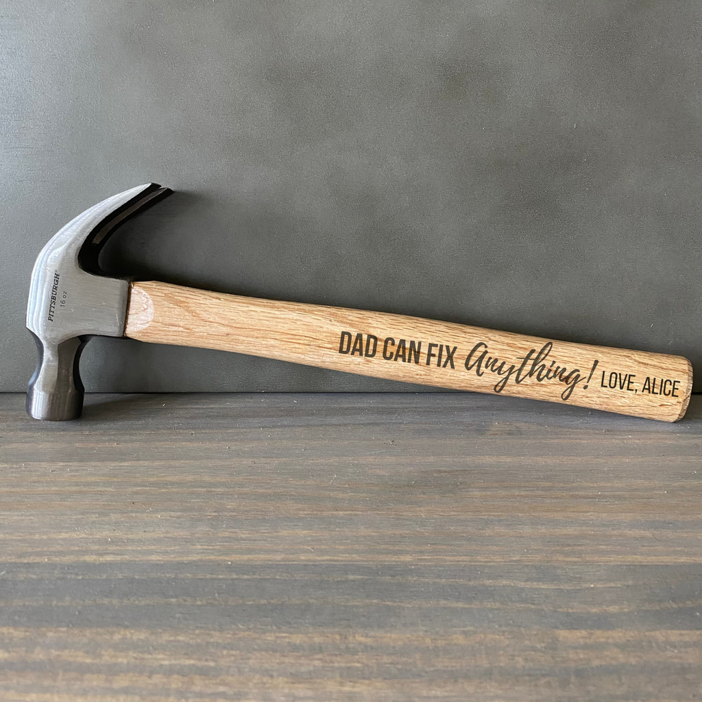 Personalized Engraved Hammer - Father's Day - Custom Hammer