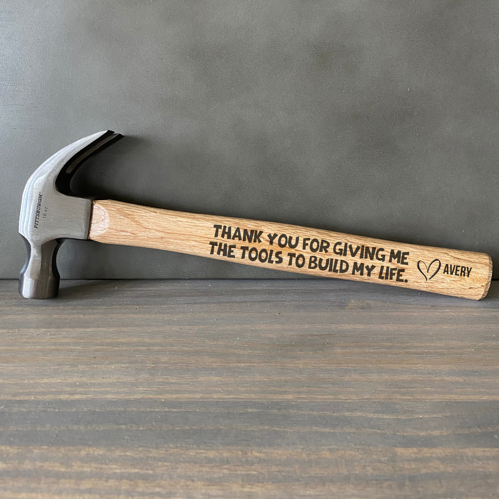 Personalized Engraved Hammer - Father's Day - Custom Hammer