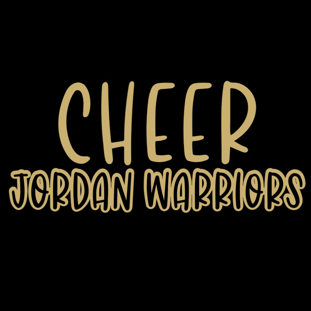 JHS - Cheer Jordan Warriors - Black Heather - Bella Canvas T-Shirt