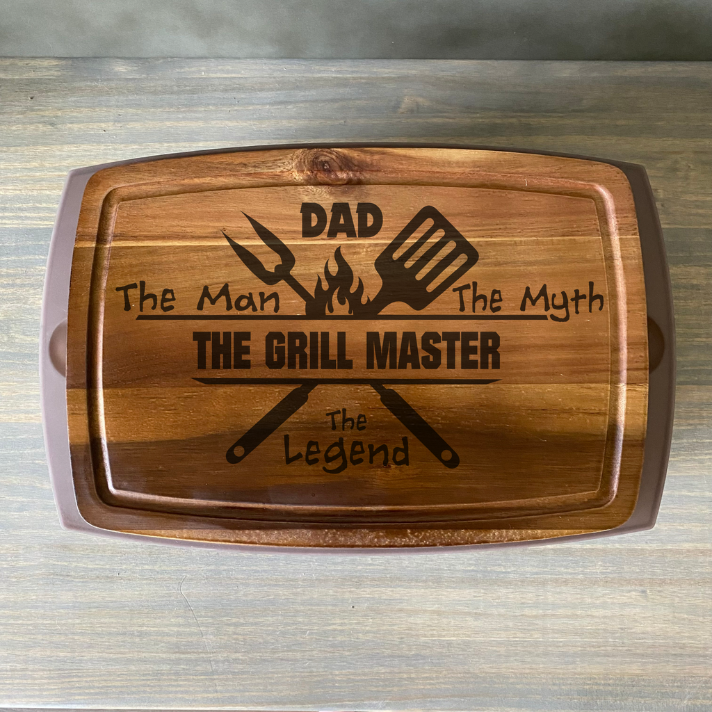 Dad Engraved Portable Grill Station