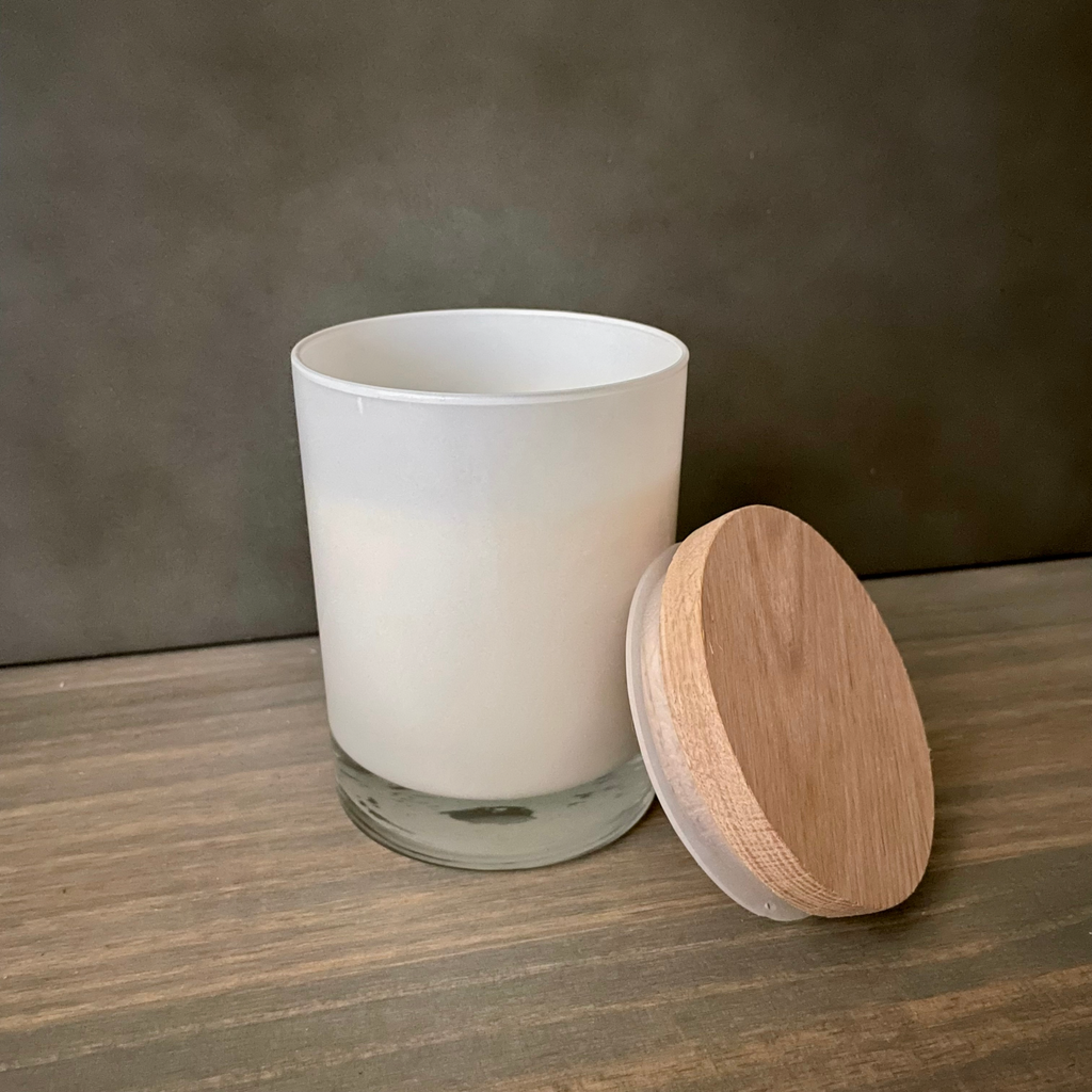 Invest Titan - 9oz Candle w/ Engraved Wood Lid