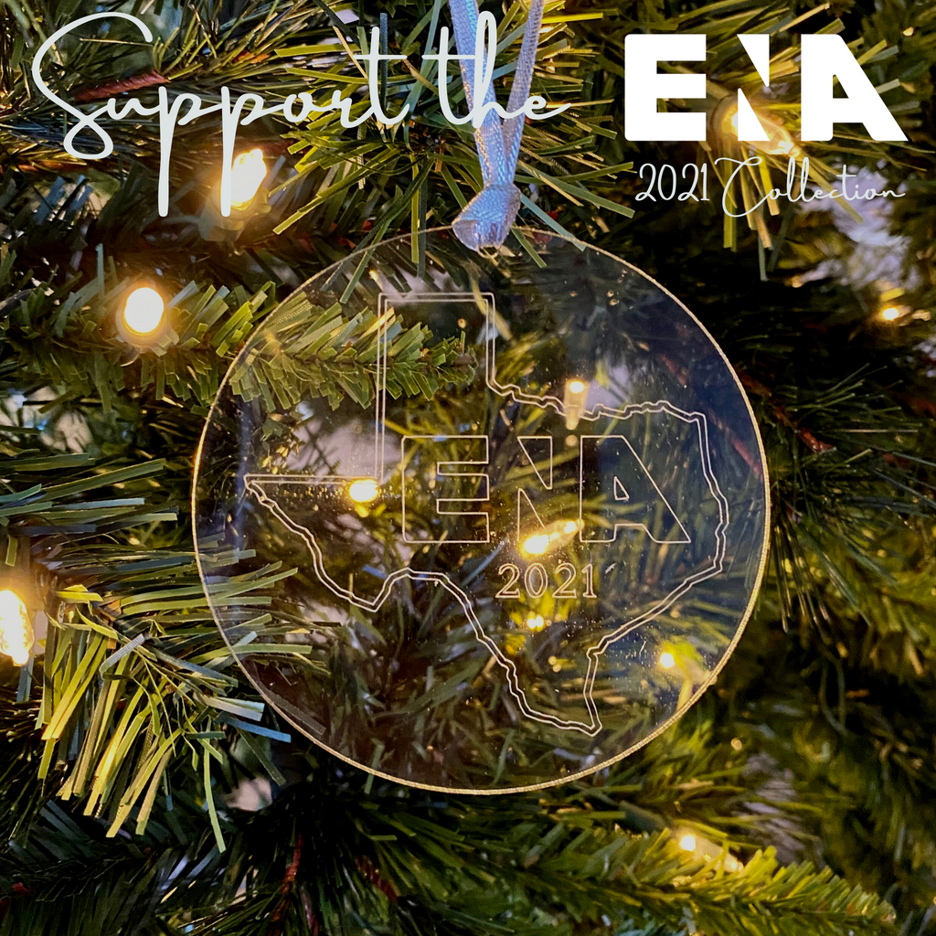 ENA 2021 Ornament - Clear Acrylic - Etched